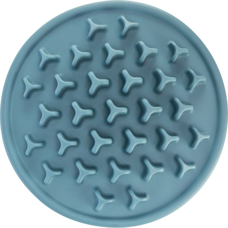 Protihltací talíř Slow feeding PILLARS, k pomalému krmení, TPE, ø 35 cm, modrá 1 ks