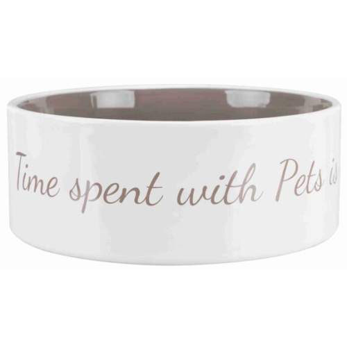 keramická miska Petďs home, krémovo/hnědošedá 0,3l/12 cm