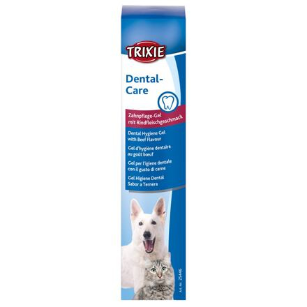 Zubní gel Trixie s hovězí příchutí pes/kočka 100g