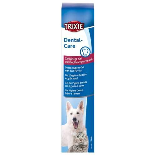 Zubní gel Trixie s hovězí příchutí pes/kočka 100g