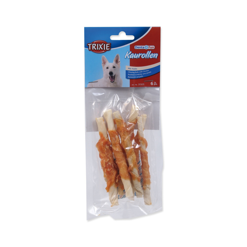 DENTAFUN-tyčinka svázaná kuřecím masem 6ks, 12cm/70g