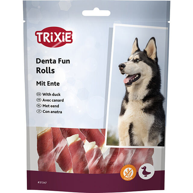 DENTAfun MINI žvýkací tyčinky s kachním masem 6 cm 120 g