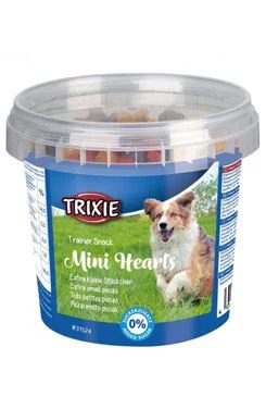 Trainer snack Mini Hearts- kuře, jehněčí a losos 200 g
