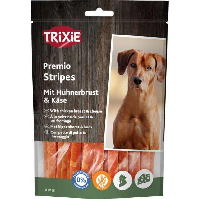 Trixie Premio CHICKEN CHEESE STRIPES se sýrem 100g TR