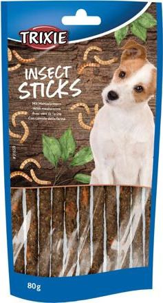 INSECT Sticks, tyčinky s 65 % moučných červů,  80 g