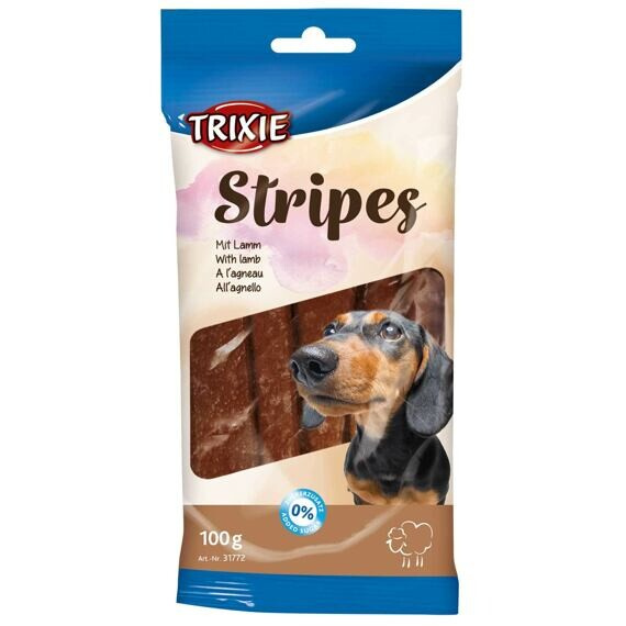 Trixie STRIPES light jehněčí pro psy 10ks 100g TR