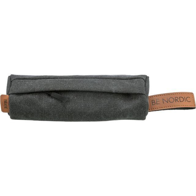 BE NORDIC Dummy, pouzdro na pamlsky, ø 6 × 20 cm, kanvas, černá 1 ks
