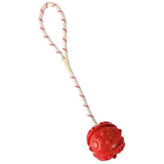 Plovoucí vrhací míč na šňůře - plný 7cm/35cm
