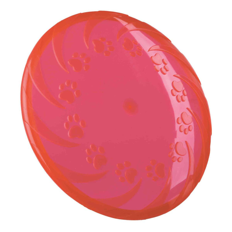 Létající talíř, termoplast. guma TPR, robustní velký 22 cm