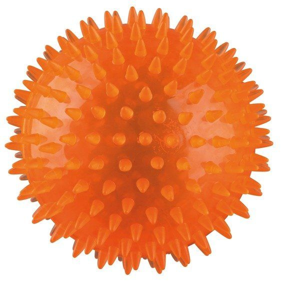 Ježatý míček, pevný plast 8 cm