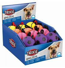 Trixie Míč Mechový Neonový Na Šňůře - 6cm/30cm