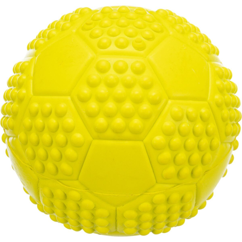 Sportovní míč z tvrdé gumy se zvukem  7cm