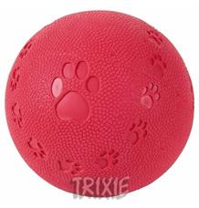Míč s packami a zvukem  6 cm