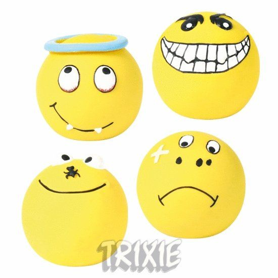 Trixie Míček Latexový Smajlík Plněný - 1ks