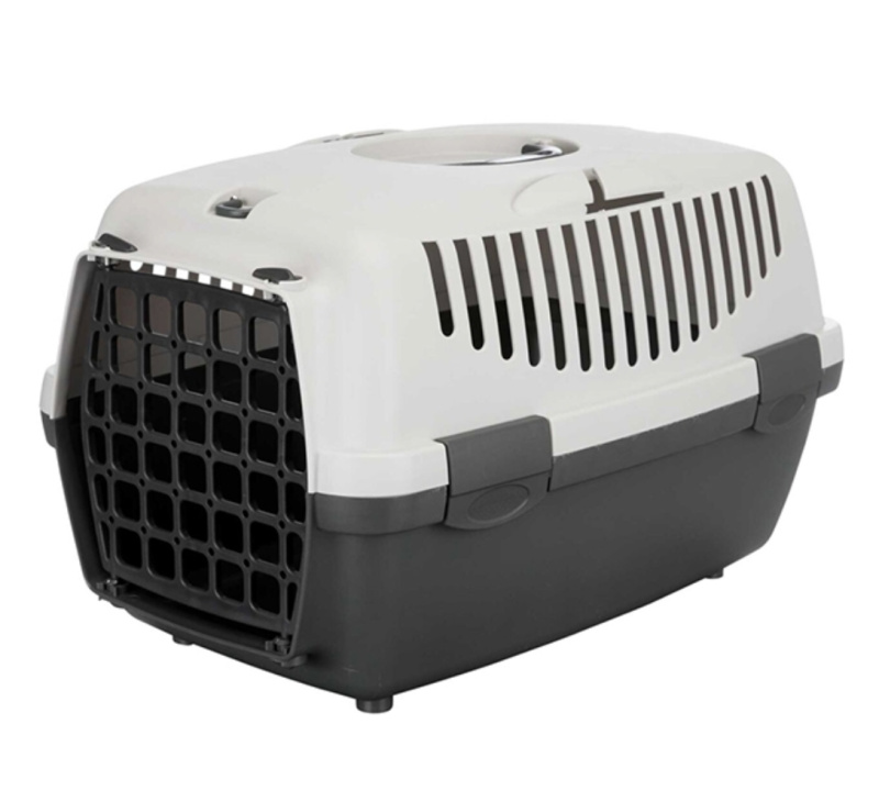 Transportní box CAPRI I, XS: 32x31x48cm (max. 6kg) - světle šedá/šedá