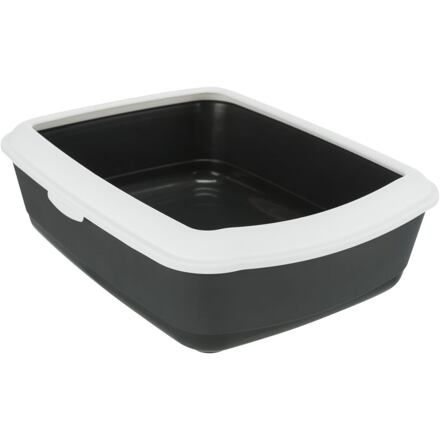 Trixie WC Classic s Okrajem 37x15x47 cm - Tmavě šedá/bílá