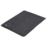PVC předložka s tlapkou, šedá k WC 45 x 37 cm 1 ks