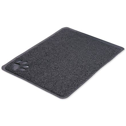 PVC předložka s tlapkou, šedá k WC 45 x 37 cm 1 ks