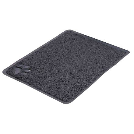 PVC předložka s tlapkou, šedá k WC 45 x 37 cm 1 ks