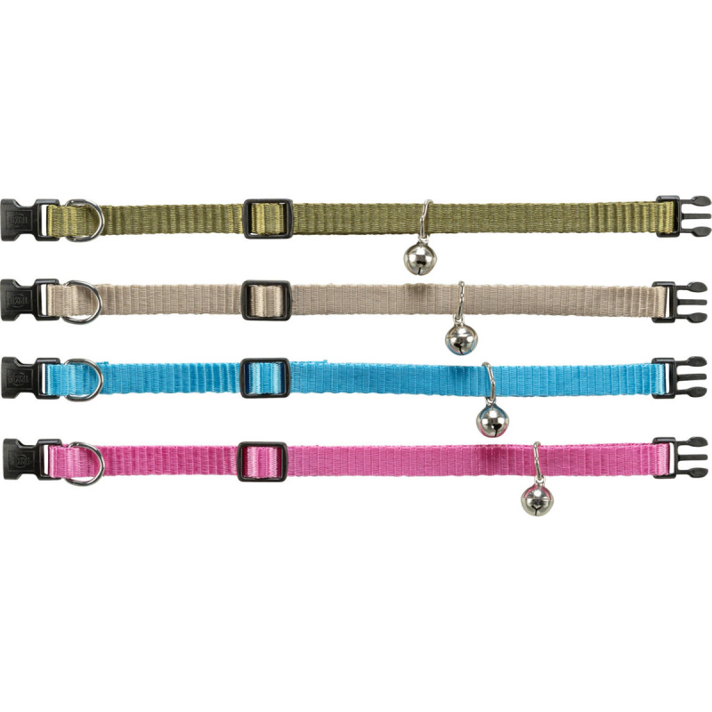 Trixie Obojek Nylonový, Elastický s Rolničkou - 32cm