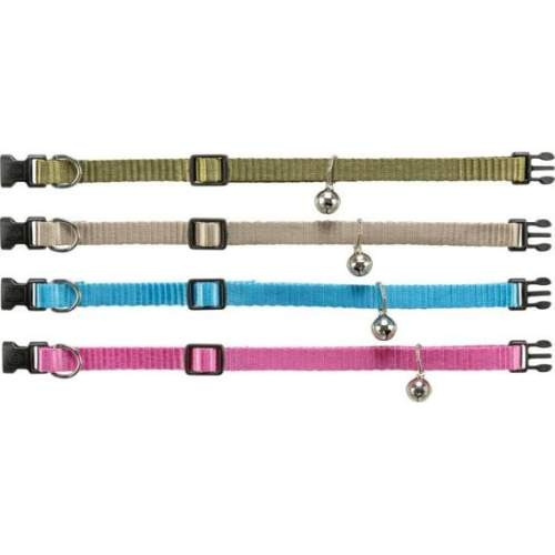 Trixie Obojek Nylonový, Elastický s Rolničkou - 32cm