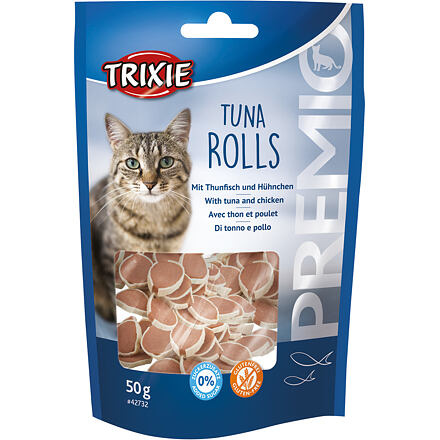 PREMIO Tuna Rolls 50 g - s tuňákem a kuřecím masem 50g
