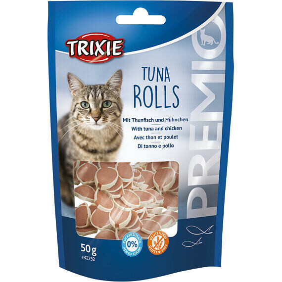 PREMIO Tuna Rolls 50 g - s tuňákem a kuřecím masem 50g