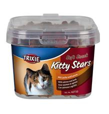Soft Snack Kitty Stars - hvězdičky losos, jehněčí  140g