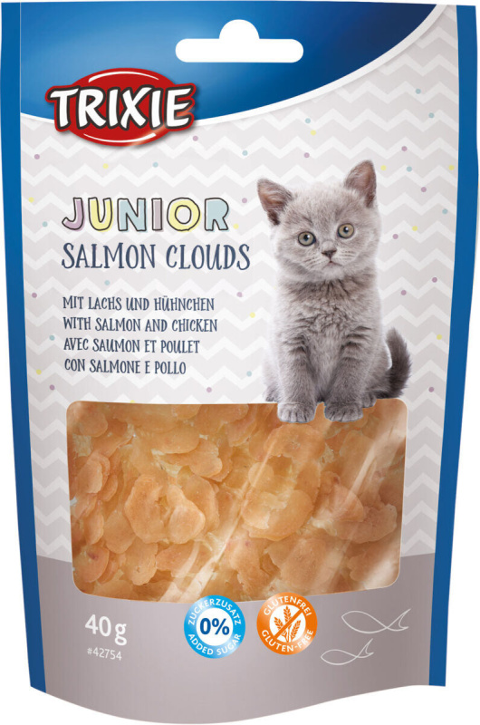 Pochoutka Trixie Junior losos, měkké plátky 40g
