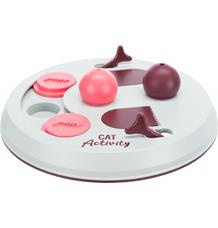 Cat Activity FLIP BOARD, strategická hra ø 23, vínová/růžová/šedá