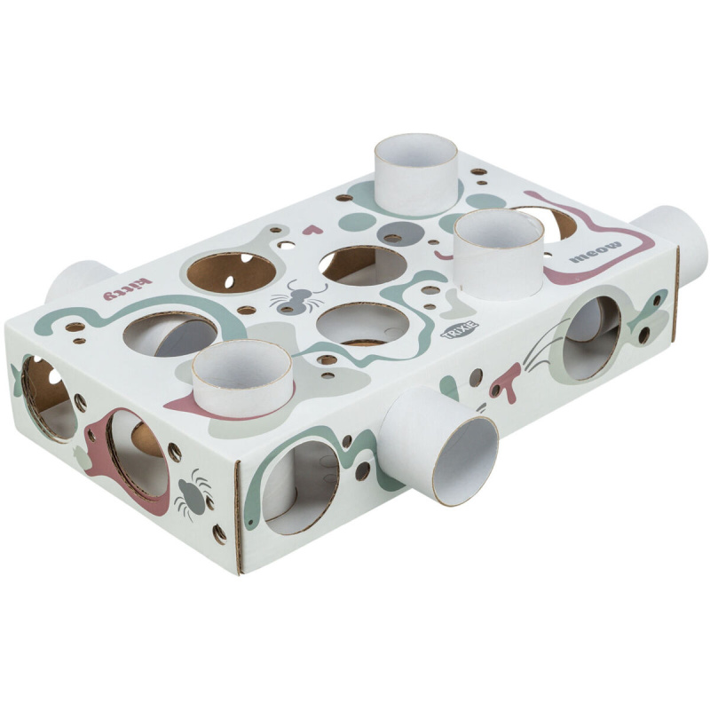 Cat Activity Paws’n’Treats Box - interaktivní hra pro kočky, 35 x 7 x 2 cm, karton 35 x 7 x 2 cm, karton