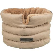 HOME Edition pelech LIANO Soft, kulatý s vysokým okrajem, ø 45 cm, písková/hnědá 1 ks