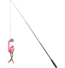 Teleskopický hrací prut s plameňákem, 42 - 106 cm, sklolaminát 1 ks
