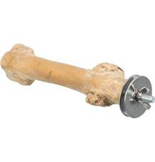 TRIXIE Přírodní šroubovací bidýlko, 20 cm/ø 20–30 mm, kávové dřevo