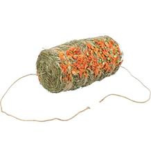 TRIXIE Natur Snack - závěsný váleček sena s hráškem a mrkví, 250g