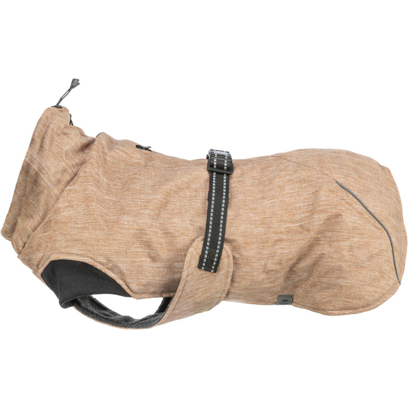 TRIXIE Zateplený zimní kabátek RIOM, písková Velikost oblečku RIOM: M:50cm, hruď:48-72cm, krk: do 50cm