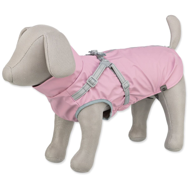 TRIXIE Pláštěnka PONTIS - vesta s postrojem, růžová Velikost pláštěnky PONTIS: S: 36cm, hruď: 50-58cm, krk: 40cm