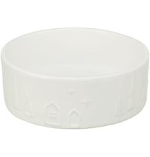 Vánoční keramická miska, bílá 1,4 l/ø 20 cm