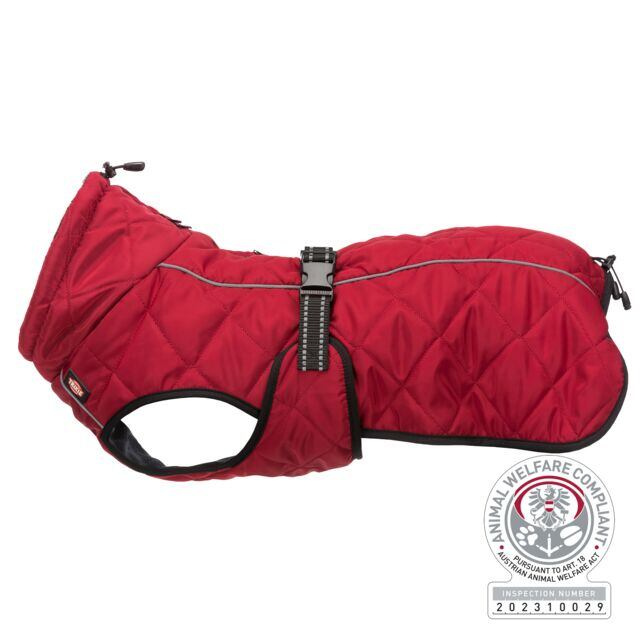 Obleček vesta MINOT červená M:50cm, hruď:52-76cm, krk:45cm