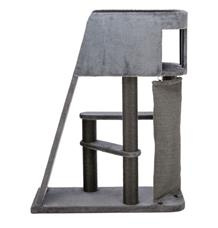 Škrabadlo ACTIVE, 96 x 38 / 122 cm, s lezeckou rampou, šedá 1 ks
