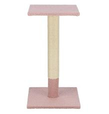 Škrabací sloupek BEANA, 69 cm, teddy plyš, starorůžová 1 ks