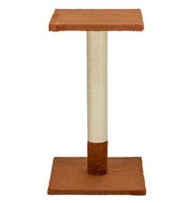 Škrabací sloupek BEANA, 69 cm, králičí plyš, rezavá 1 ks