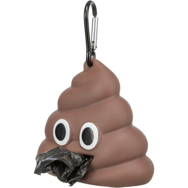 Zásobník POOP na sáčky na exkrementy, 8 x 5 cm / 15 sáčků, PVC 1 ks