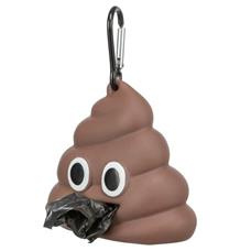Zásobník POOP na sáčky na exkrementy, 8 x 5 cm / 15 sáčků, PVC 1 ks