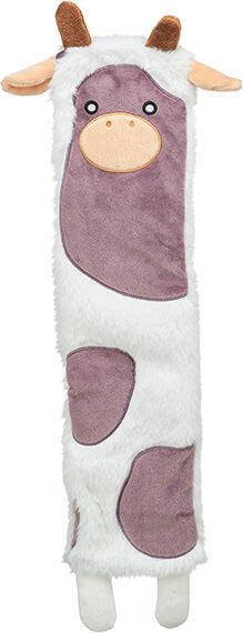 Be Eco kráva, recyklovaná hračka pro psy, šustící, 51 cm, polyester, bílá/fialová 1 ks/51 cm