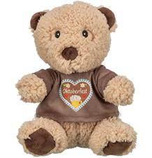 Oktoberfest Teddy, plyšový medvídek bez zvuku,  béžová/hnědá - LIMITOVANÁ NABÍDKA 27 cm