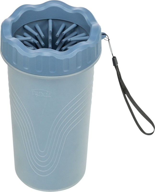 PAW CLEANER - kalíšek k čištění tlapek, L-XL, silikon/plast, modrá 1 ks