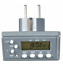 Digital timer - časovač s funkcí po vteřinách,  7 x 7 cm (RP 1,50 Kč) 1 ks