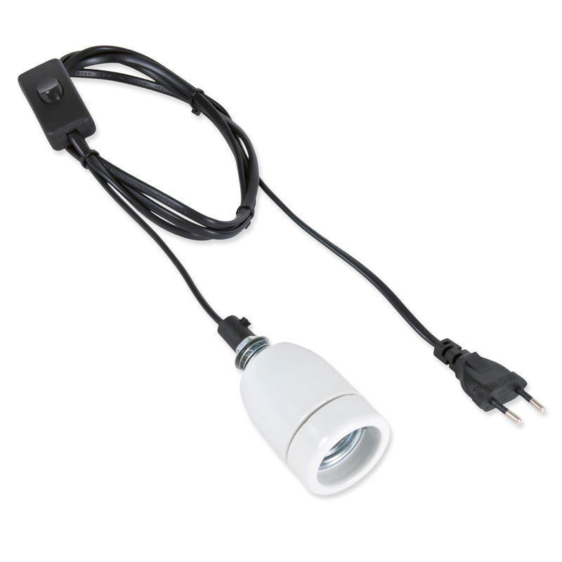 Porcelánová objímka Pro Socket do 250 W, 1,8 m 1 ks
