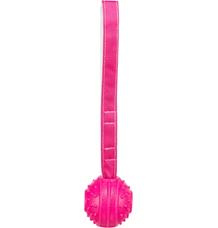 Soft & Strong, míček s poutkem, TPR, růžová 1ks/27cm